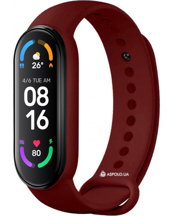 Фитнес браслет M6 wine-red