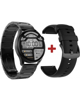 Купить Смарт часы DT3 с ЭКГ Metal black в Украине
