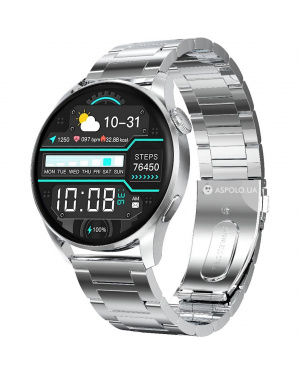 Смарт годинник DT3 з ЕКГ Metal silver