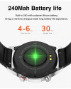Купить Смарт часы E12 Leather black