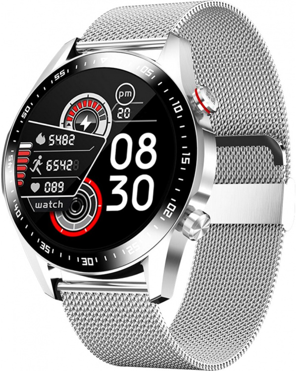 Смарт часы E12 Metal silver