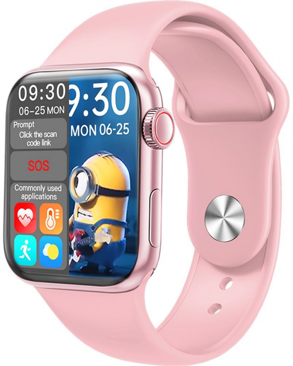 Смарт годинник HW16 44mm pink