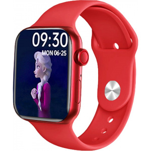 Смарт часы i12 Aluminium red