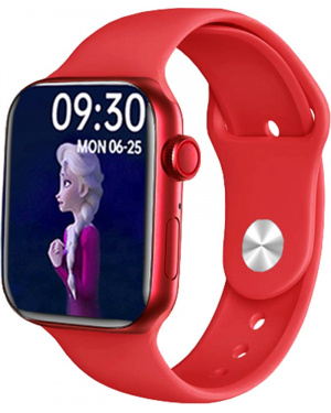 Смарт часы i12 Aluminium red