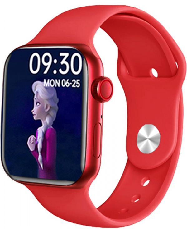 Смарт часы i12 Aluminium red