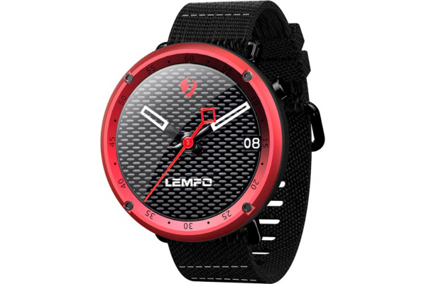 Смарт часы Lemfo LF22 GPS sports smart watch red-black