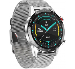 Купить Смарт часы Microwear L13 с ЭКГ Metal silver