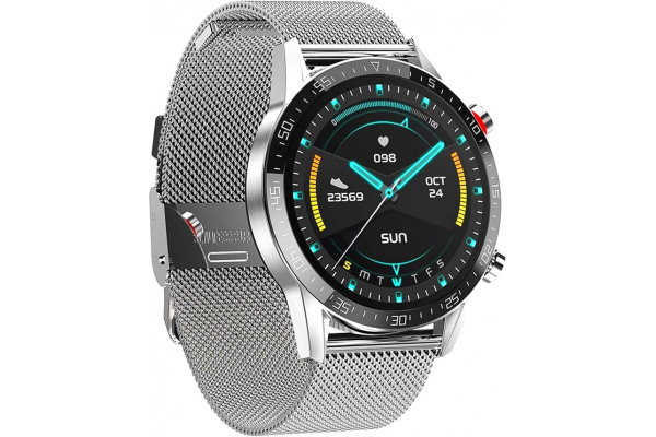 Смарт часы Microwear L13 с ЭКГ Metal silver
