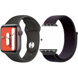 Смарт часы N0.17 Pro Aluminium 46mm black (2 ремешка)