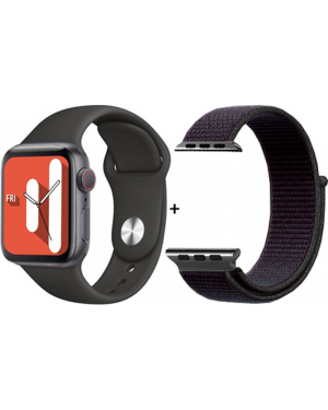 Смарт годинник N0.17 Pro Aluminium 46mm black (2 ремешка)