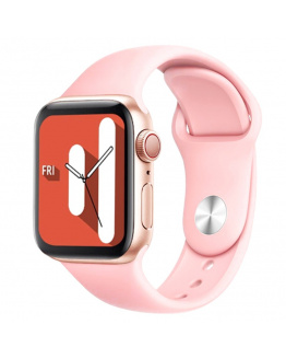 Купить Смарт годинник N0.17 Pro Aluminium 46mm pink (2 ремешка) в Украине