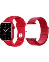 Купить Смарт годинник PL-6 PRO red 44mm Aluminium (2 ремешка)