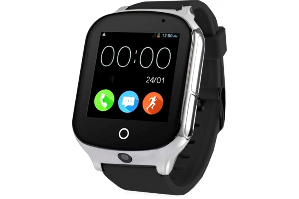 Смарт часы с GPS трекером и камерой Smart Watch A19 black