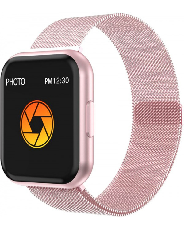 Смарт часы T88 Metal pink