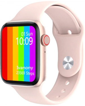 Смарт годинник Watch 6 с ЭКГ pink