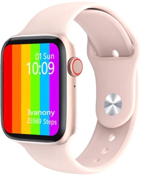 Смарт годинник Watch 6 с ЭКГ pink