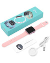 Купить Смарт часы N76 44mm pink