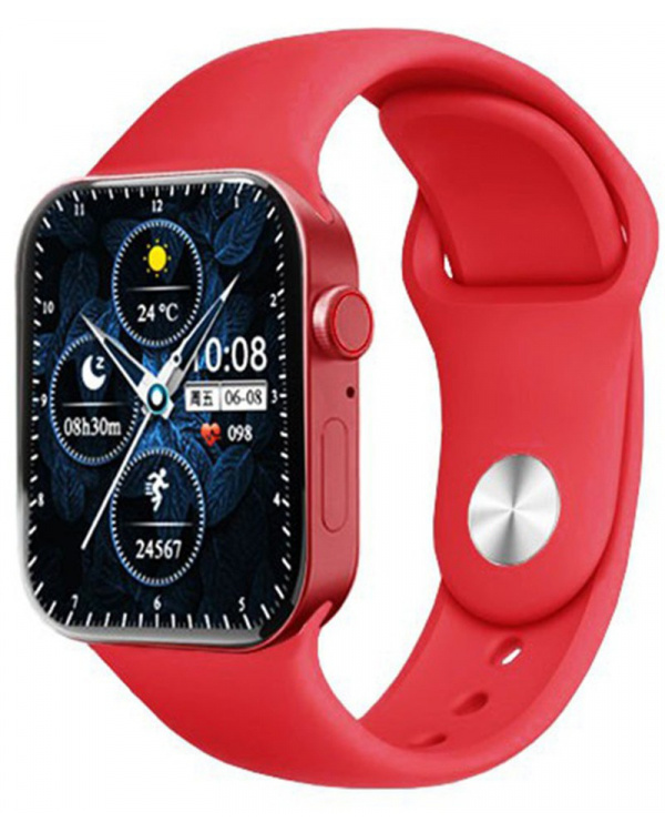 Смарт часы N76 44mm red