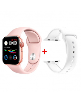 Купить Смарт годинник Watch Z32 PRO 44mm Aluminium pink/white (2 ремешка) в Украине