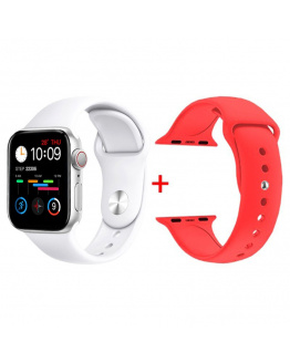 Купить Смарт годинник Watch Z32 PRO 44mm Aluminium white/red (2 ремешка) в Украине