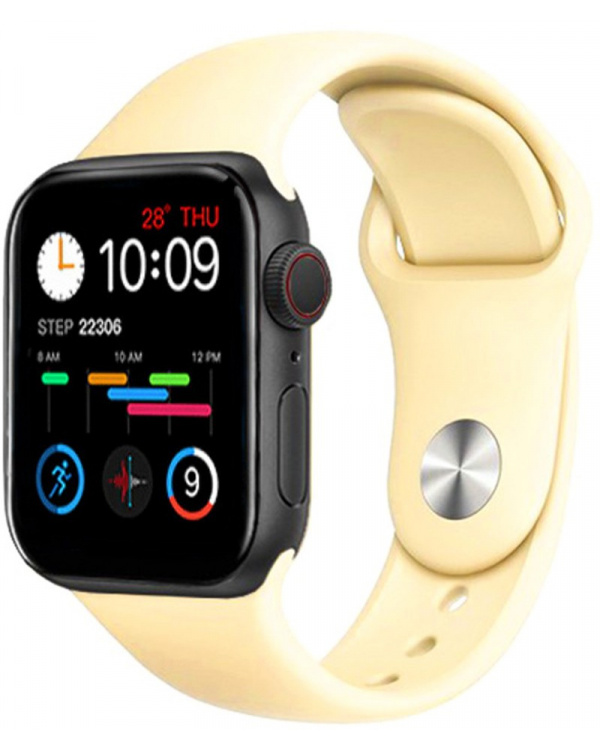 Смарт годинник Watch Z32 PRO 44mm Aluminium yellow/rainbow (2 ремешка)