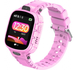 Купить Детские смарт часы с GPS трекером DF45 pink