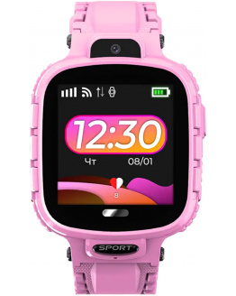 Купить Детские смарт часы с GPS трекером DF45 pink в Украине