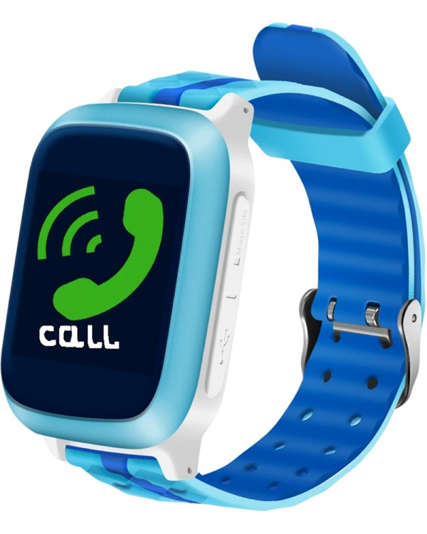Детские смарт часы с GPS трекером DS18 blue