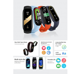 Купить Фитнес браслет M8 black в Украине