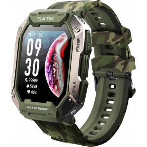 Смарт часы тактические C20 camouflage green