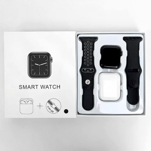 Смарт годинник + навушники 3 в 1 T55 Pro Max Black