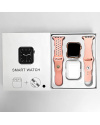 Смарт часы + наушники 3 в 1 T55 Pro Max Pink