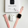 Купить Смарт часы + наушники 3 в 1 T55 Pro Max Pink
