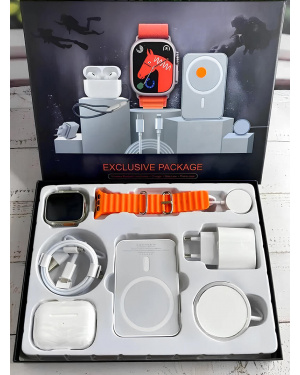 Смарт годинник + навушники 6 в 1 Ultra Orange
