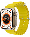 Смарт часы Watch 8 Ultra Silver-Yellow