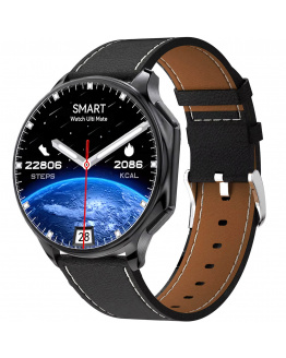 Купить Смарт часы Watch X Black Leather в Украине