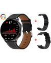 Купить Смарт часы Watch X Black Leather