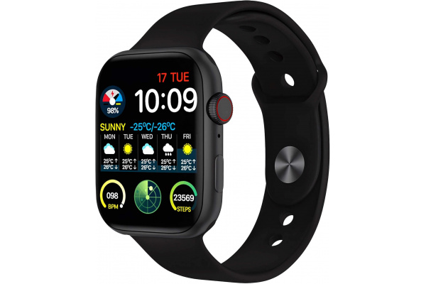 Смарт-часы i11 (2026) 2.29" AMOLED Always-On, металл, ультратонкие, звонки, ЭКГ, Черные