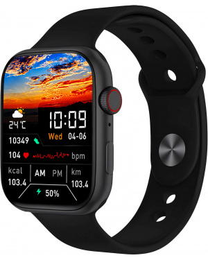 Смарт-часы i11 (2026) 2.29" AMOLED Always-On, металл, ультратонкие, звонки, ЭКГ, Черные