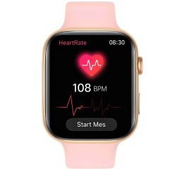 Купить Смарт-часы i11 (2026) 2.29" AMOLED Always-On, металл, ультратонкие, звонки, ЭКГ, Розовые в Украине