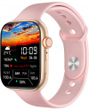 Купить Смарт-часы женские i11 (2026) 2.29" AMOLED Always-On, металл, ультратонкие, звонки, ЭКГ, Розовые
